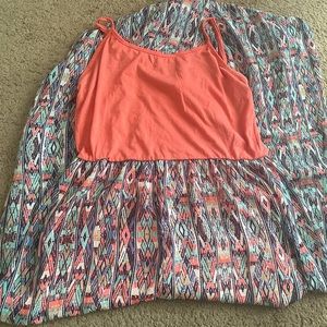 Pink and pattern dress